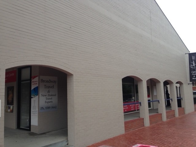 Last Detail Design — Before · tired building frontage
